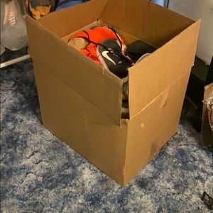 Box full of woman’s clothes